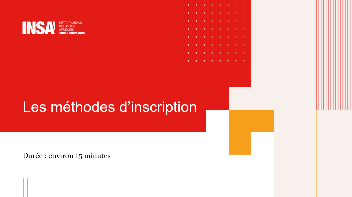 Page d'accueil du module